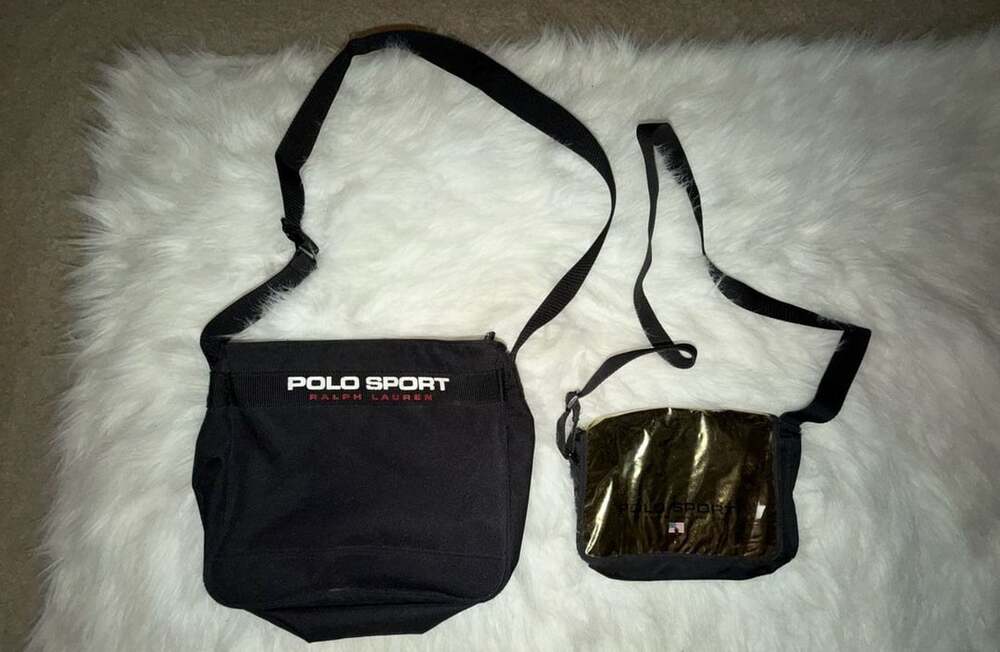 Vintage Ralph Lauren Polo Sport Crossbody Messenger Bag Lot